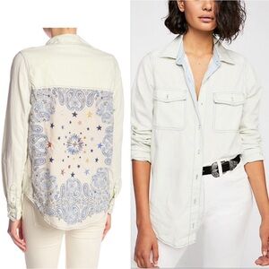 Free People Button Down Shirt